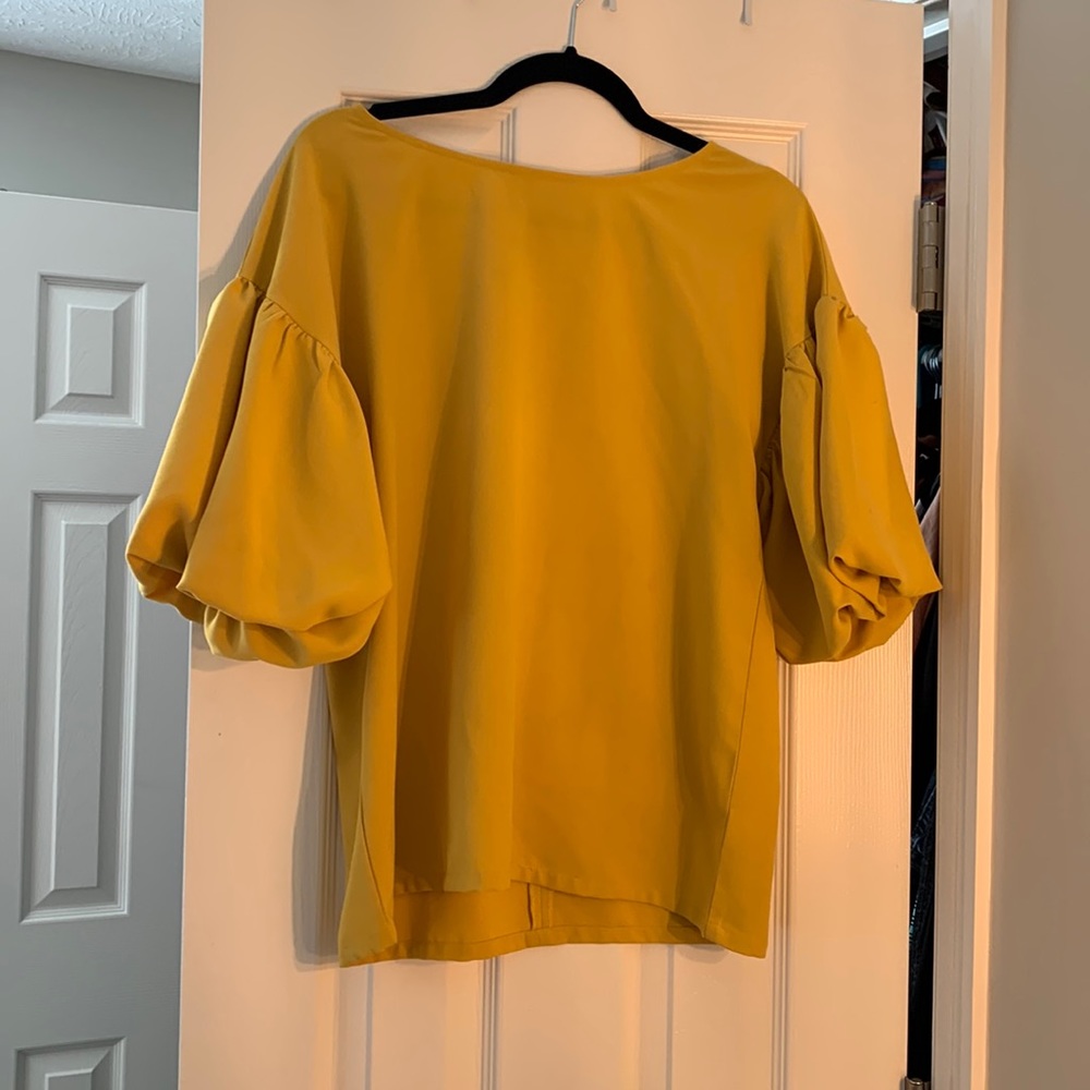 Butter yellow dress shirt size medium